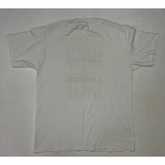 VTG Objects Under This Shirt Are Larger Than They Appear Women 90s Single Stitch - Picture 6 of 8